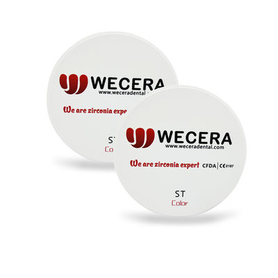 1200 Mpa High Translucent Dental Zirconia B1 98*25mm Open System