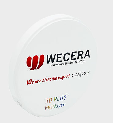 1500C Sintering Temperature 3D Multilayer Zirconia with High Translucency